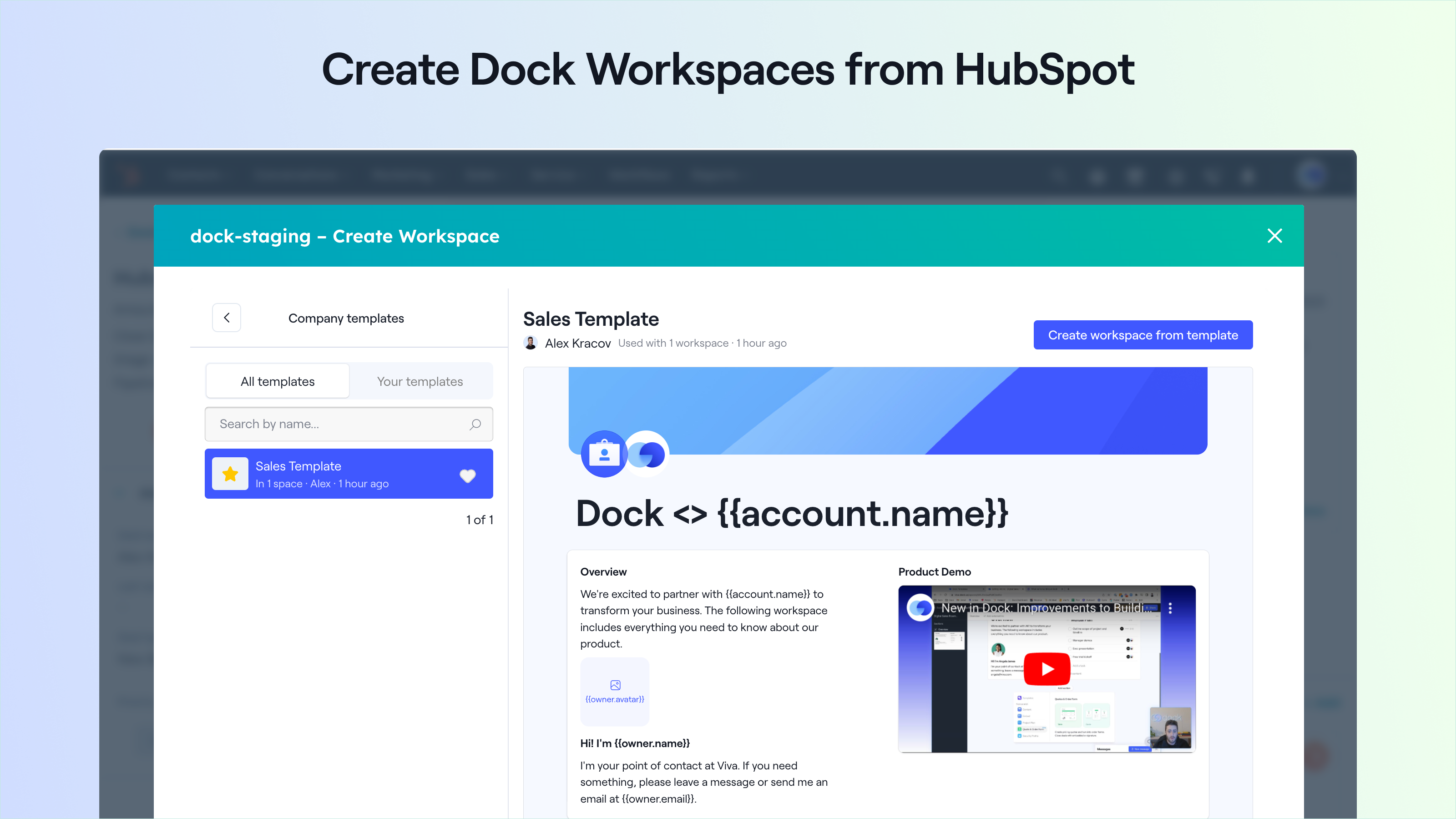 Create a sales proposal, onboarding plan or client portal